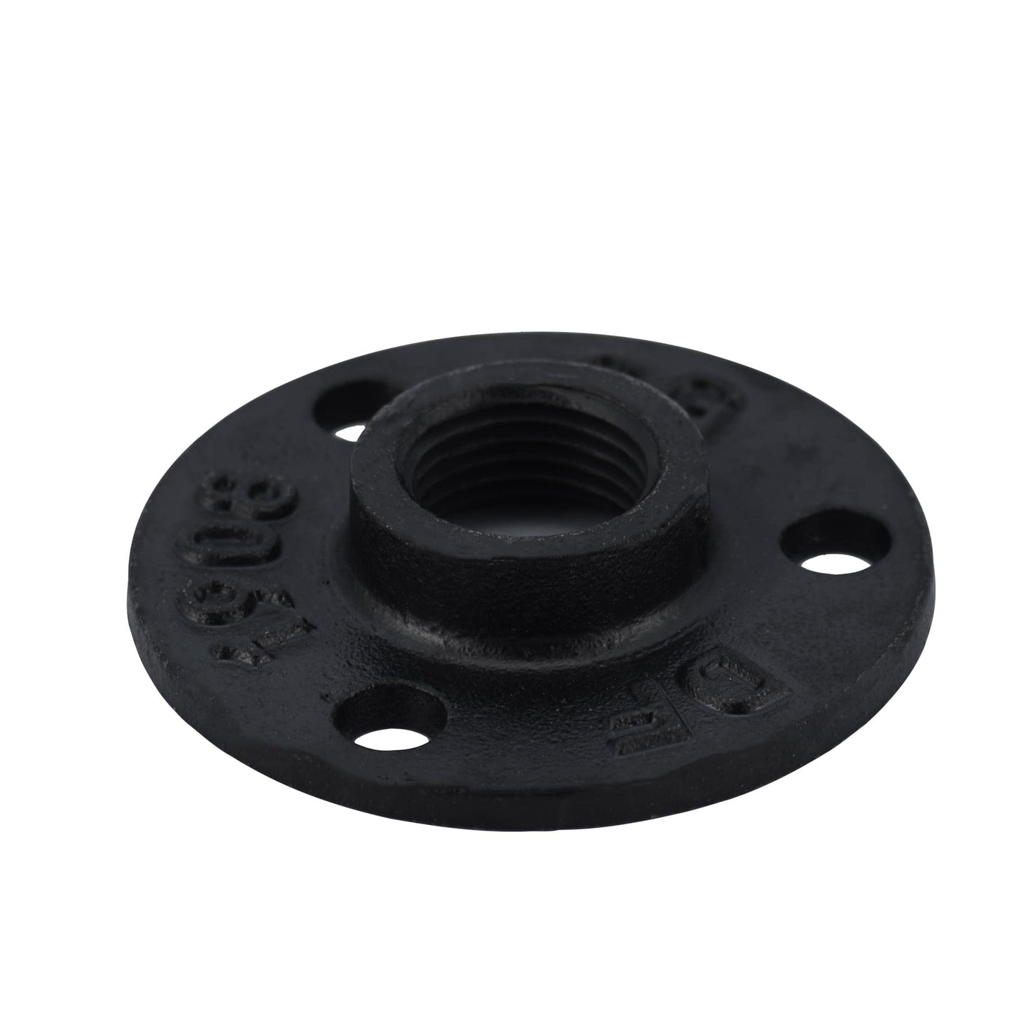 Black Fittings (15mm) 3 Hole Flange