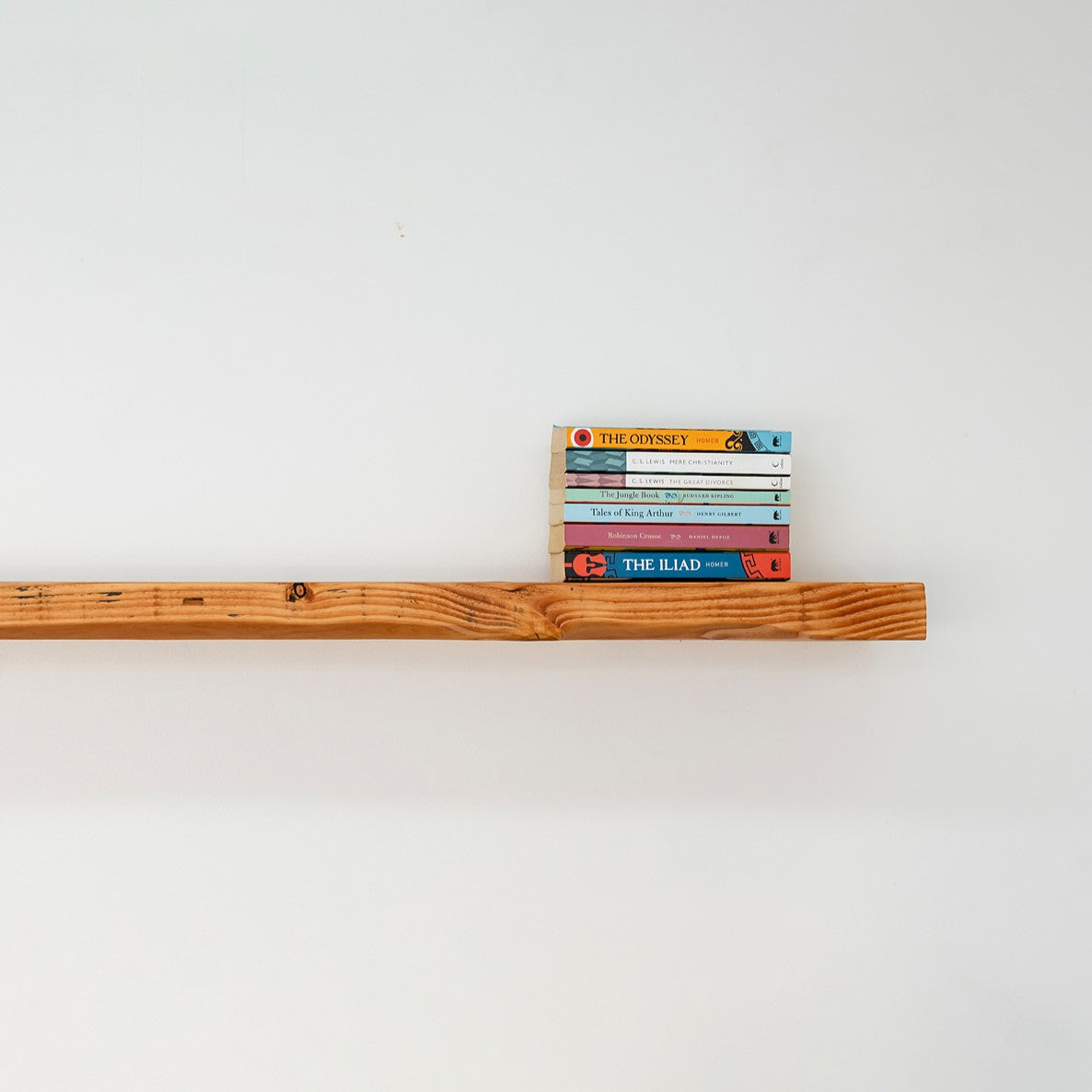 Rustic Natural Floating Shelf 80cm