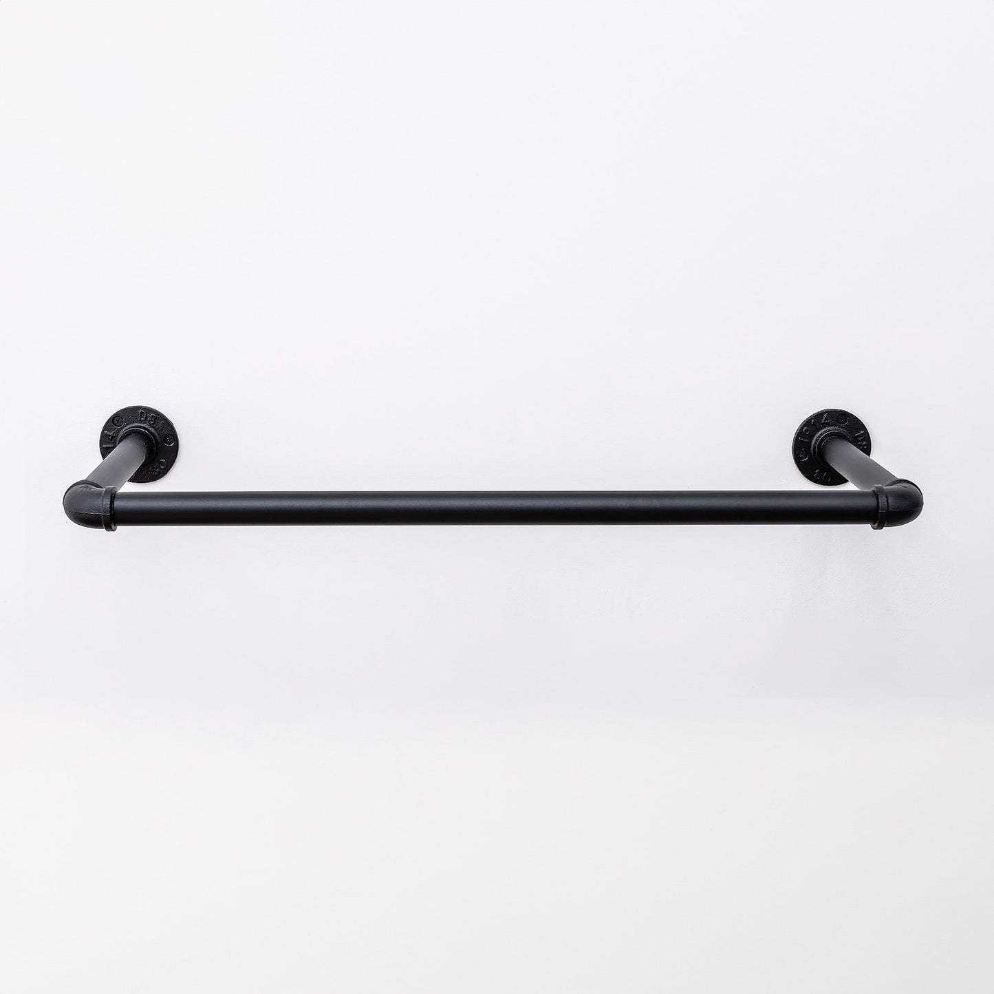Industrial Clothing Rail (Black)