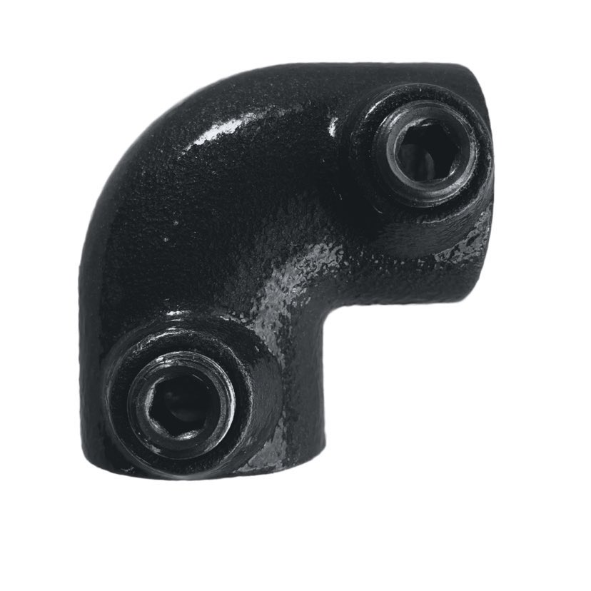 Classic Black (20mm) Clamp Elbow