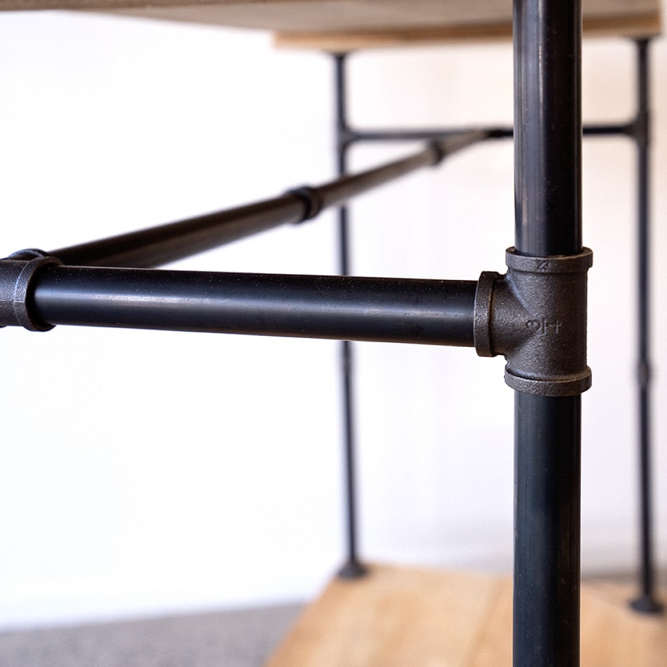 Rustic Clothing Rack Unit Medium