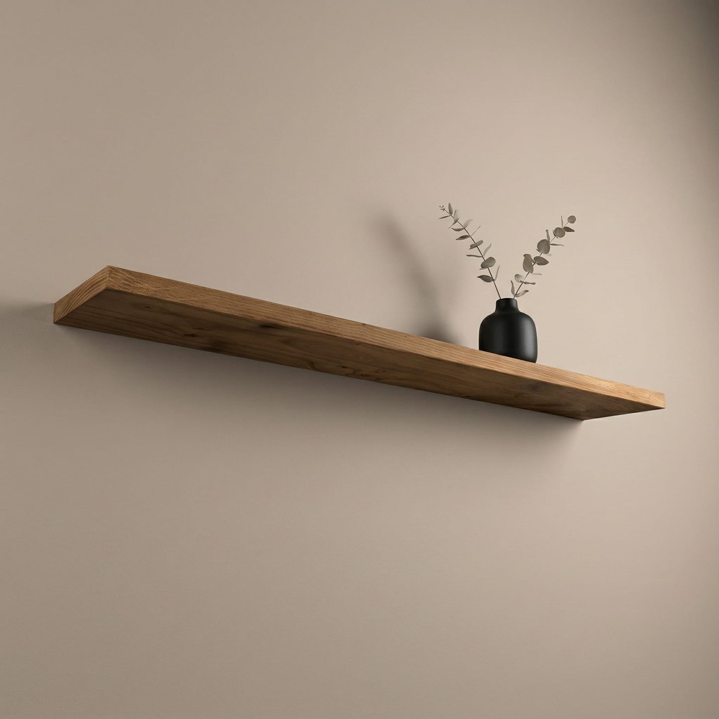 English Elm Floating Shelf - Small