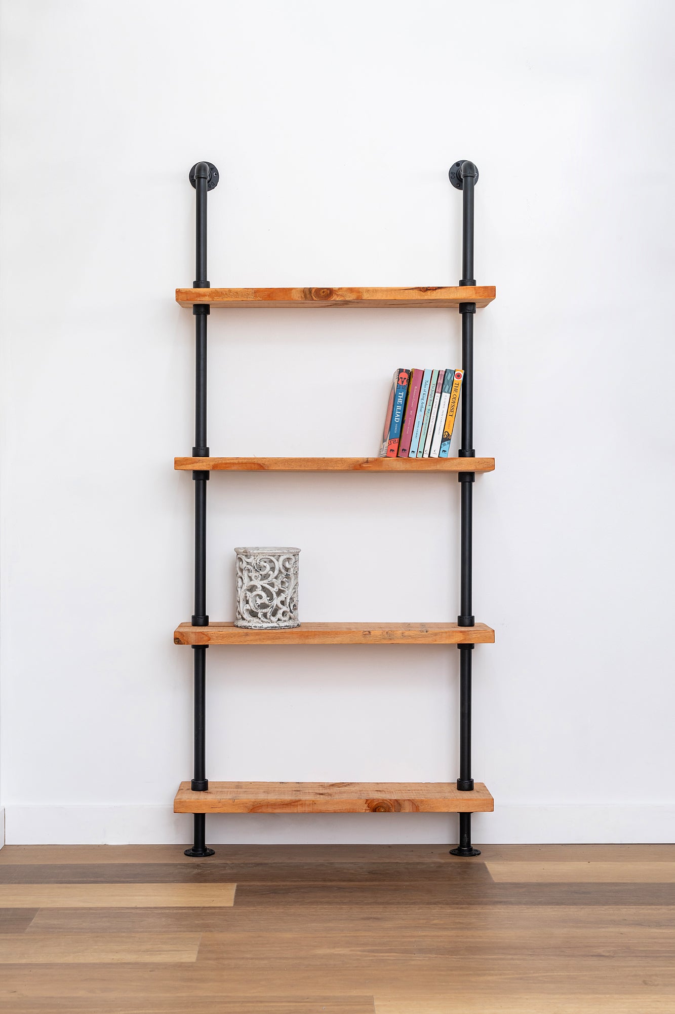 Pipe Ladder Shelf