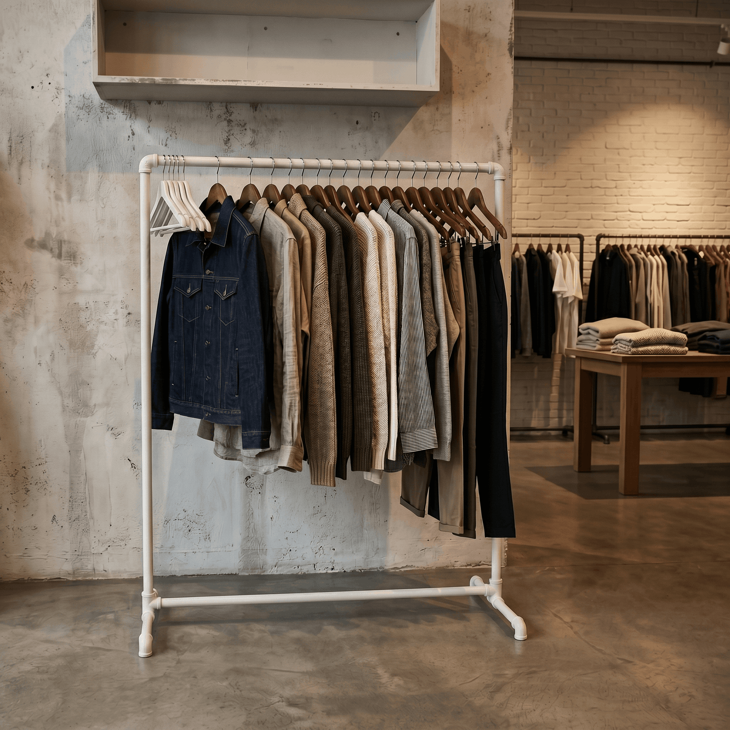 Pipe Clothing Rail