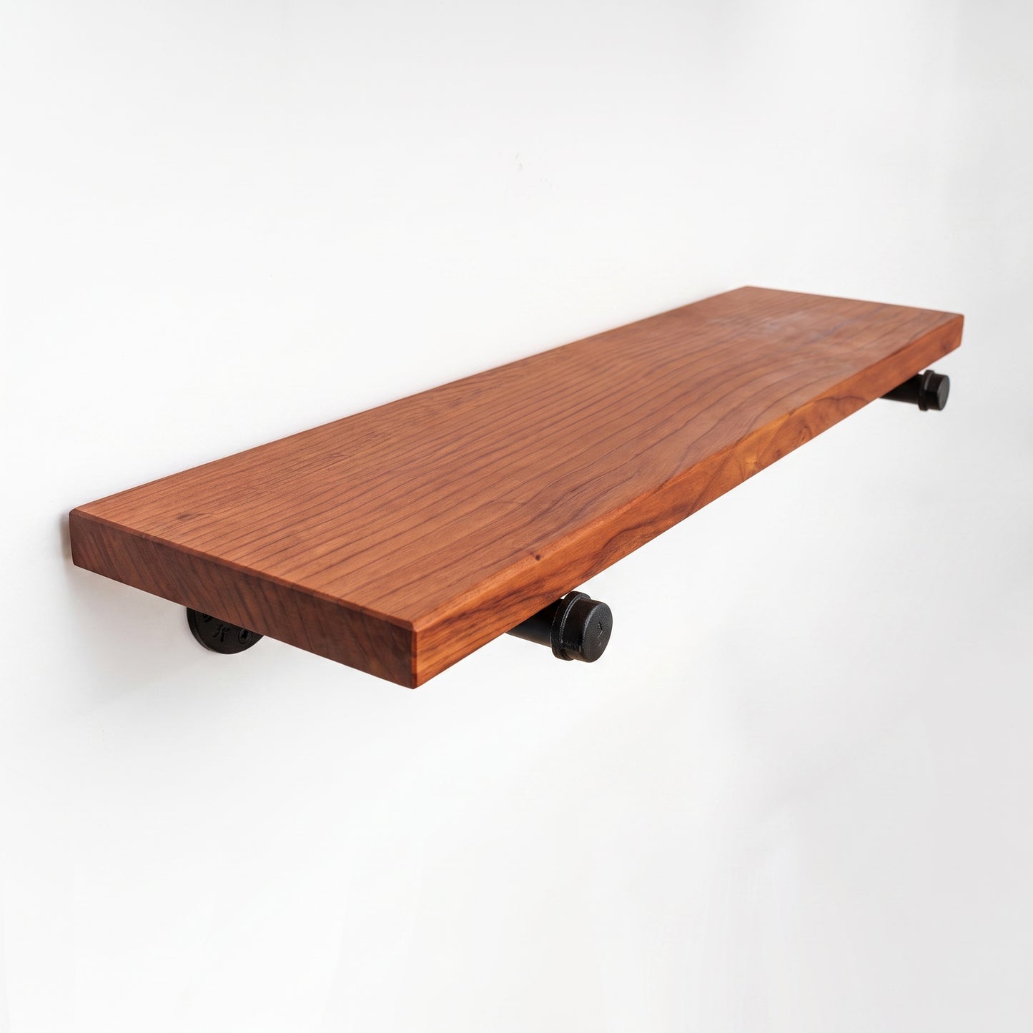 Redwood Pipe Shelf
