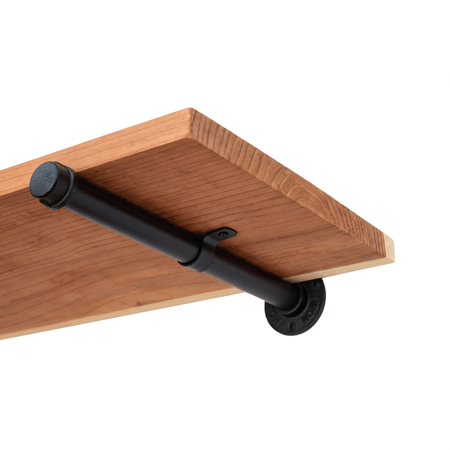 Redwood Pipe Shelf