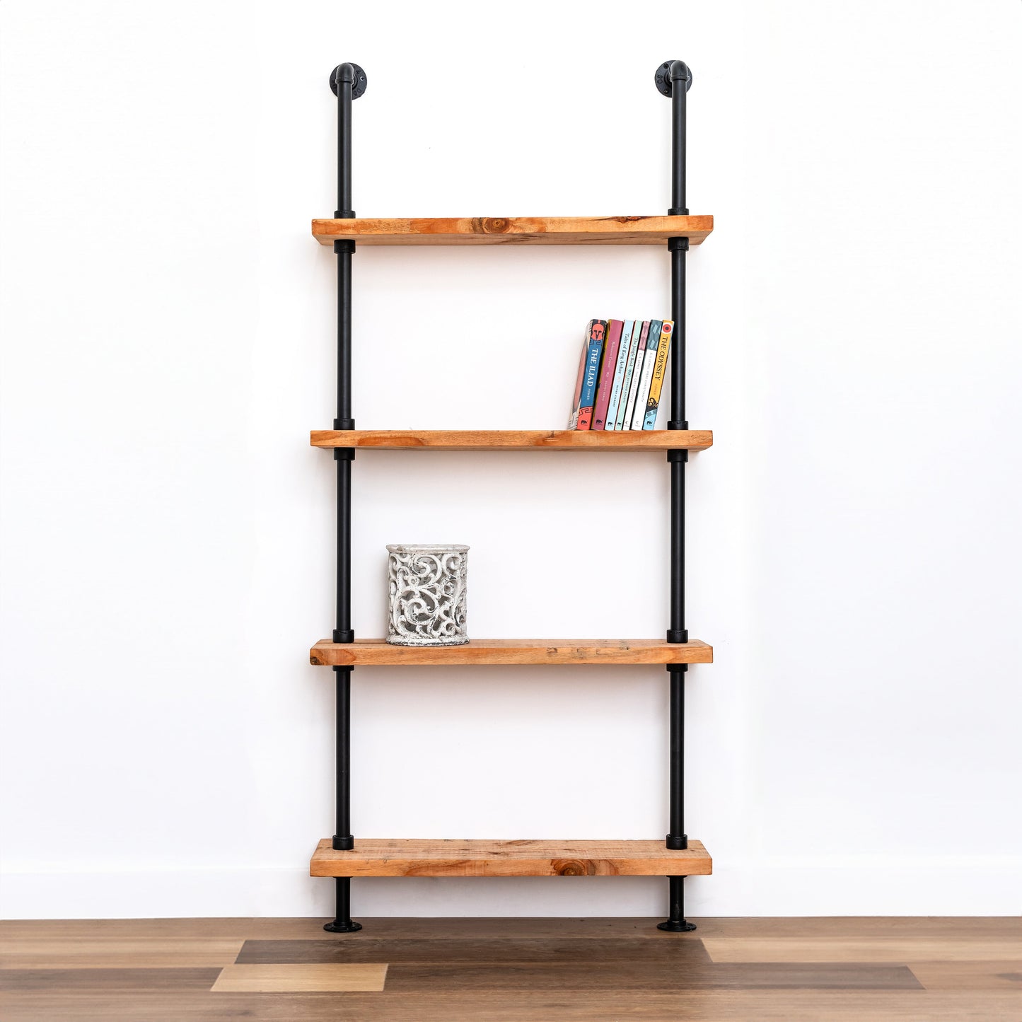 Pipe Ladder Shelf