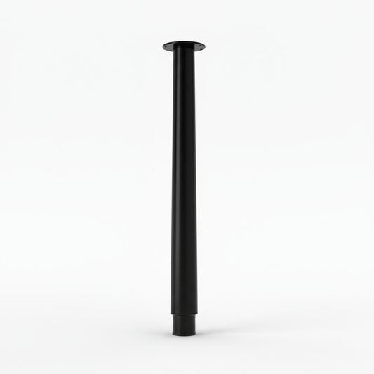 Adjustable Table Leg Black