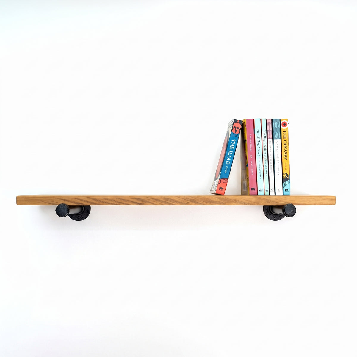 Macrocarpa Industrial Pipe Shelf 20cm