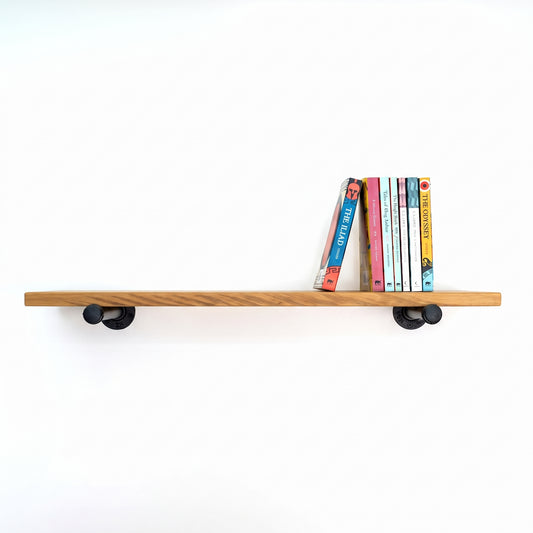 Macrocarpa Industrial Pipe Shelf 20cm